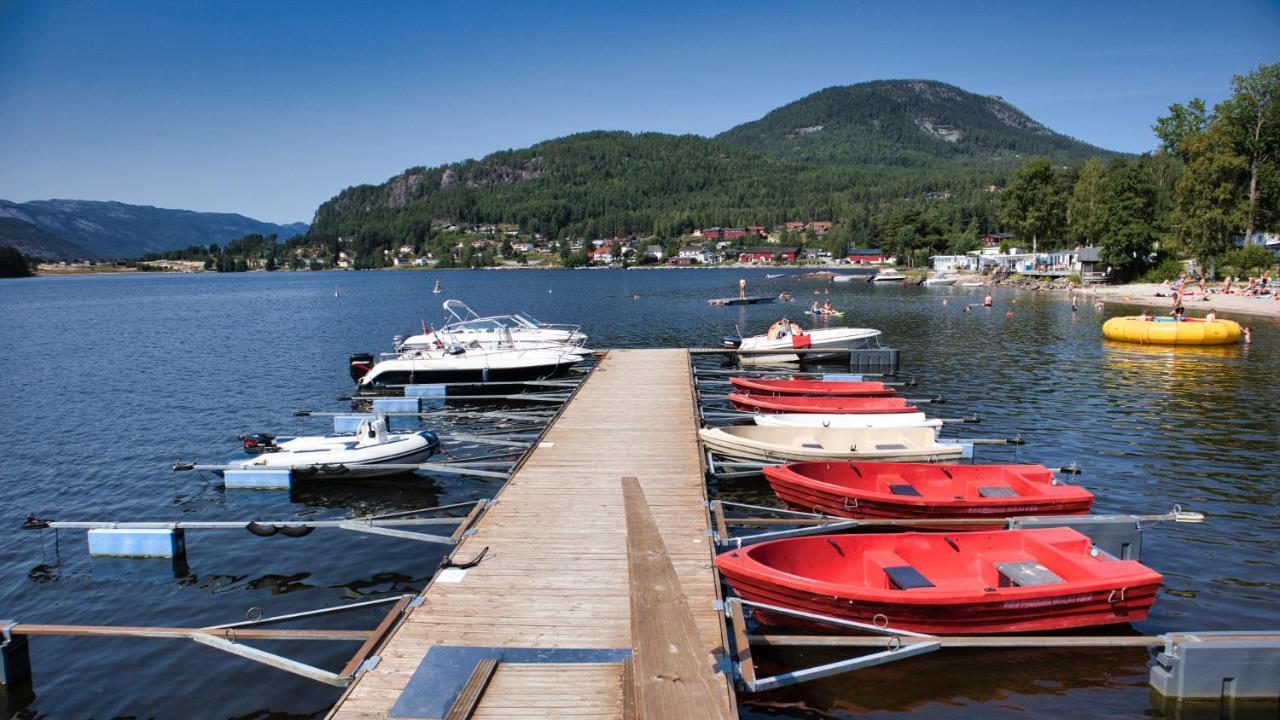 Hytte Naer Vannet, Jacuzzi Og Sauna Vradal Exteriér fotografie