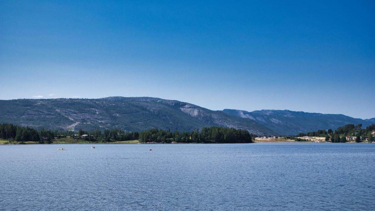 Hytte Naer Vannet, Jacuzzi Og Sauna Vradal Exteriér fotografie