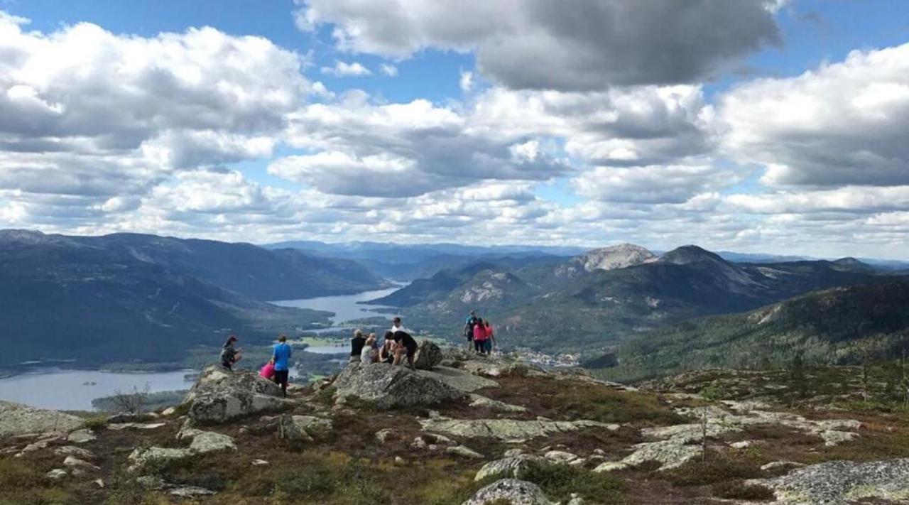 Hytte Naer Vannet, Jacuzzi Og Sauna Vradal Exteriér fotografie