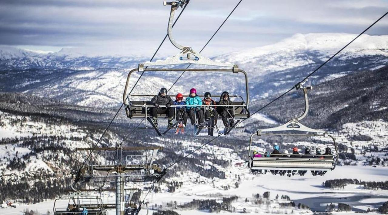 Hytte Naer Vannet, Jacuzzi Og Sauna Vradal Exteriér fotografie